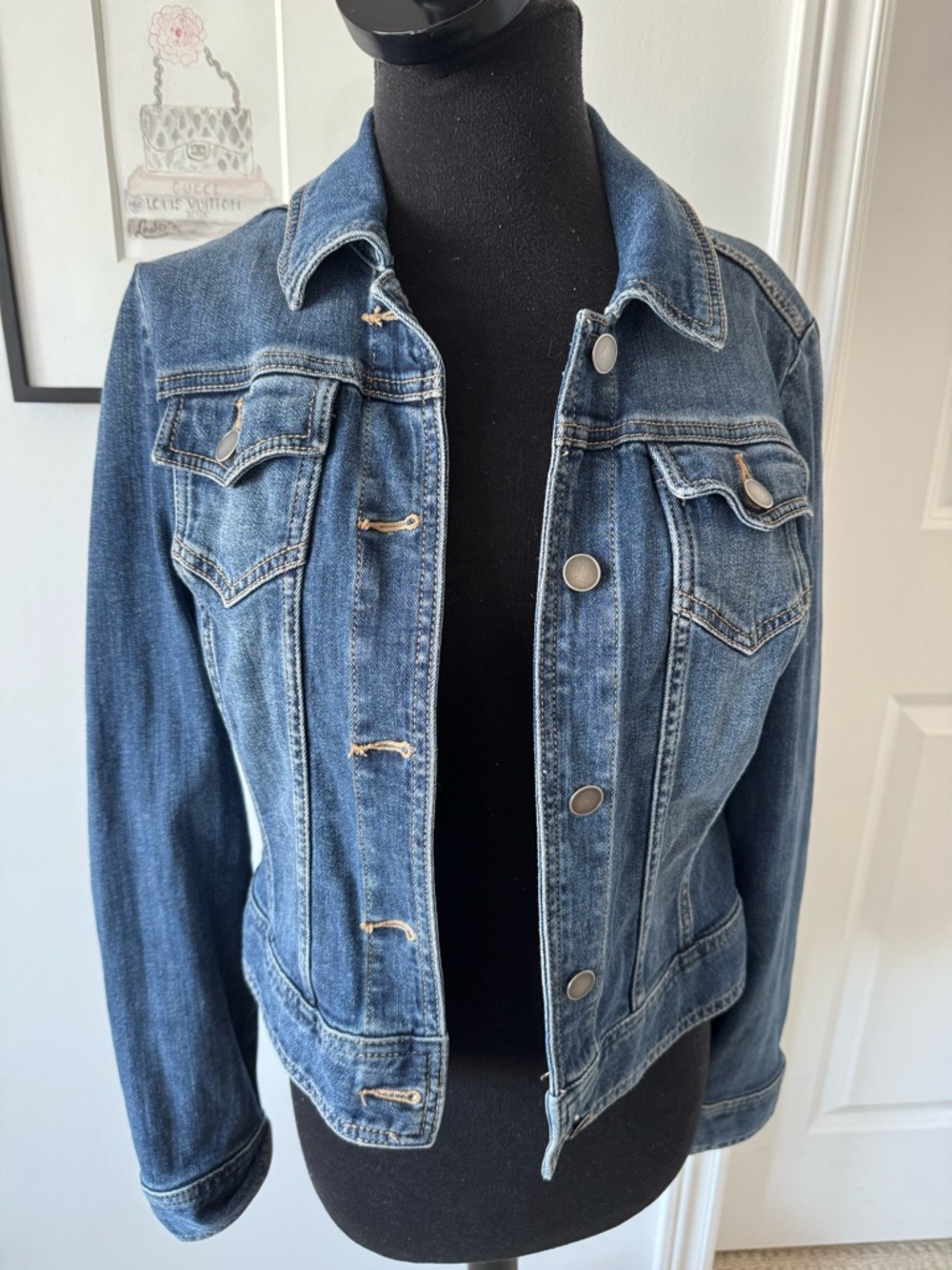 The Limited Blue Denim Jean Jacket - Women's